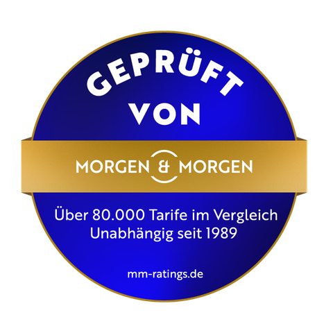 Siegel: Geprüft von Morgen & Morgen